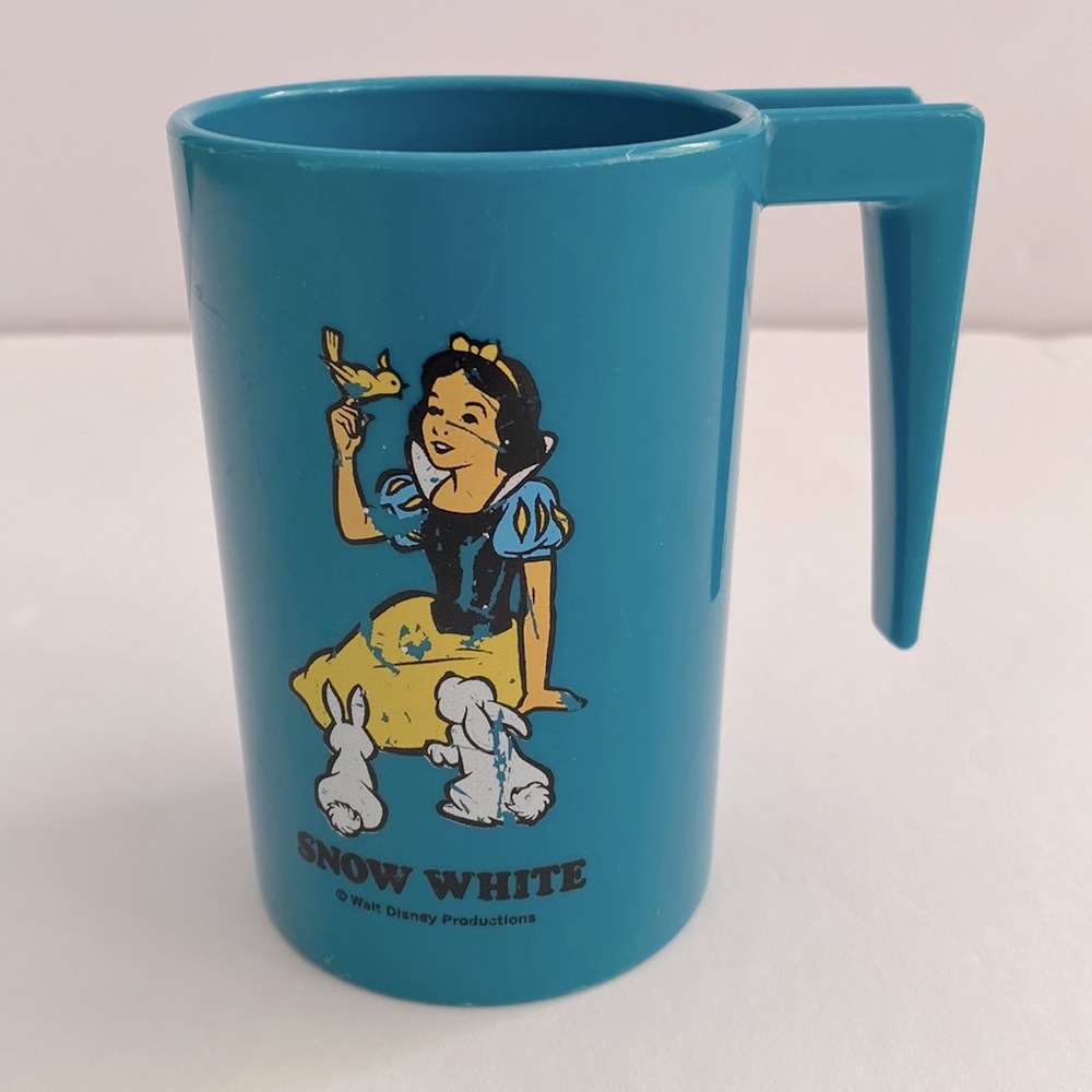 Vintage Disney Snow White Plastic Cup